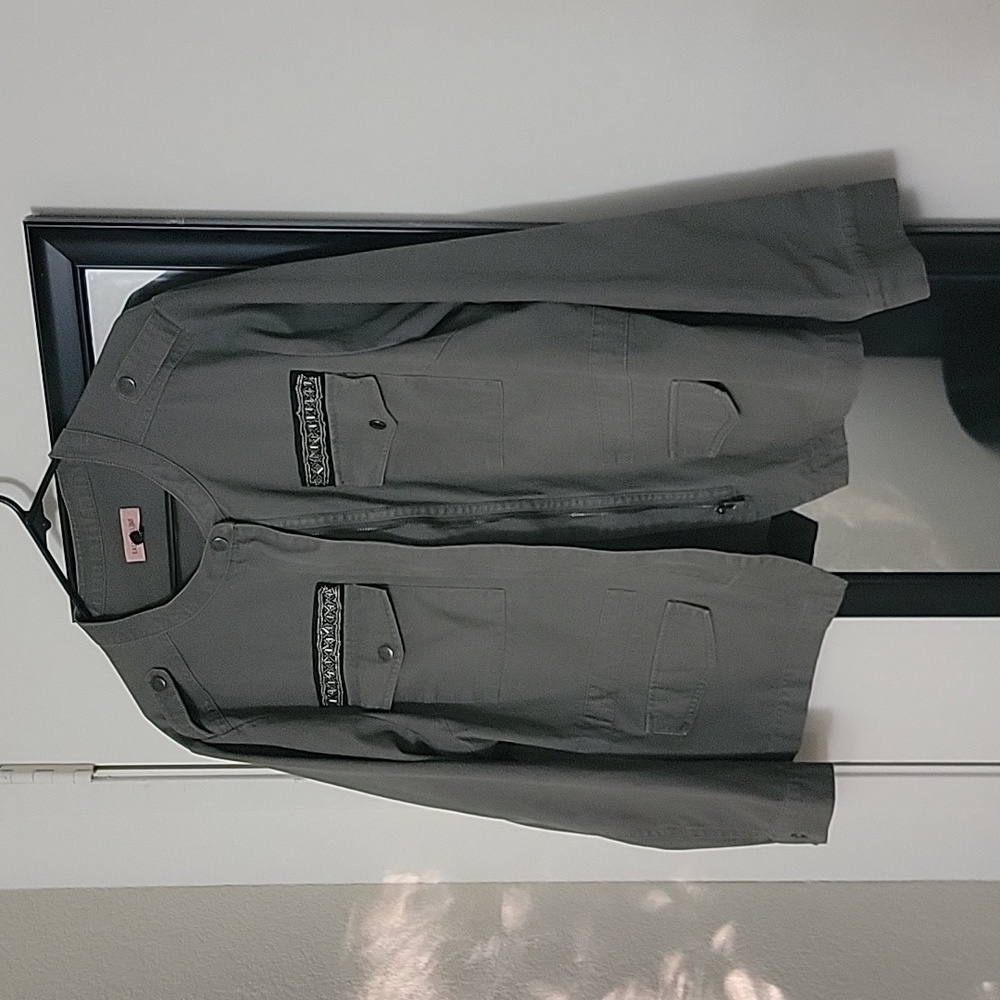 Deep Green Zip Jacket